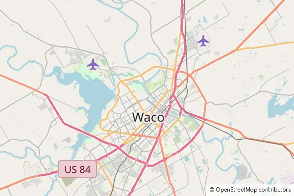 Mapa Waco