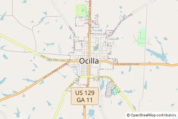 Mapa Ocilla