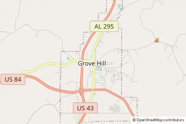 Mapa Grove Hill