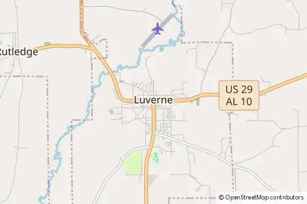 Mapa Luverne