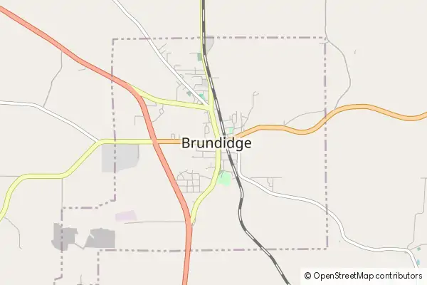 Mapa Brundidge