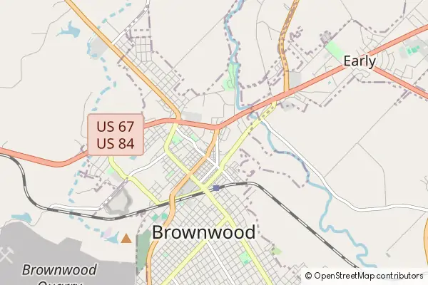 Mapa Brownwood