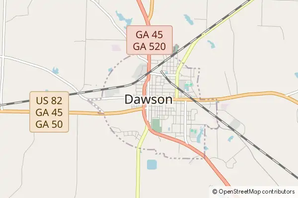 Mapa Dawson