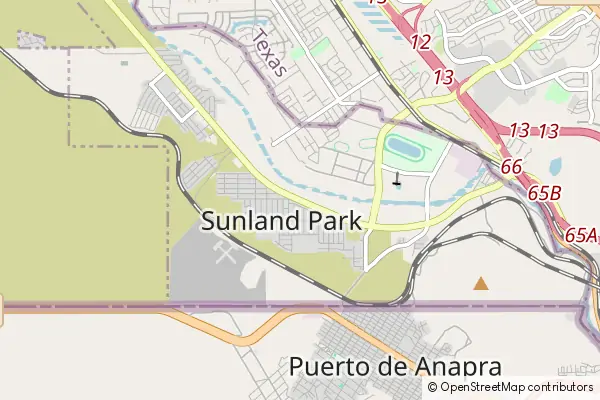 Mapa Sunland Park