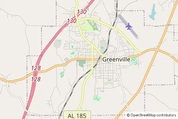 Mapa Greenville