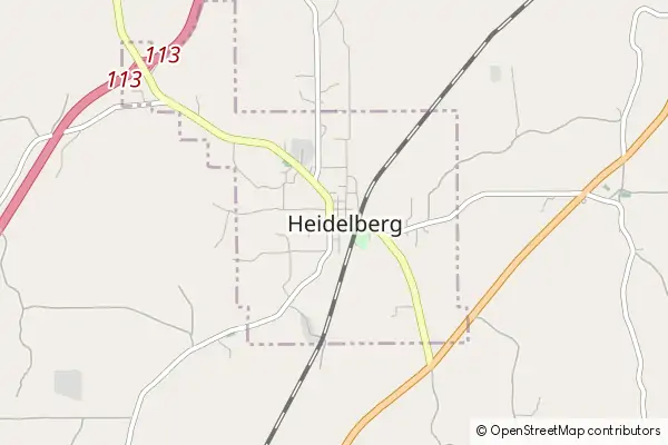 Mapa Heidelberg