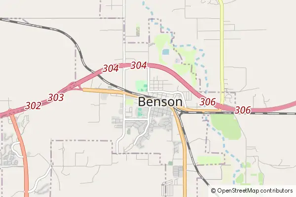 Mapa Benson