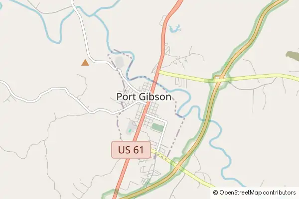 Mapa Port Gibson