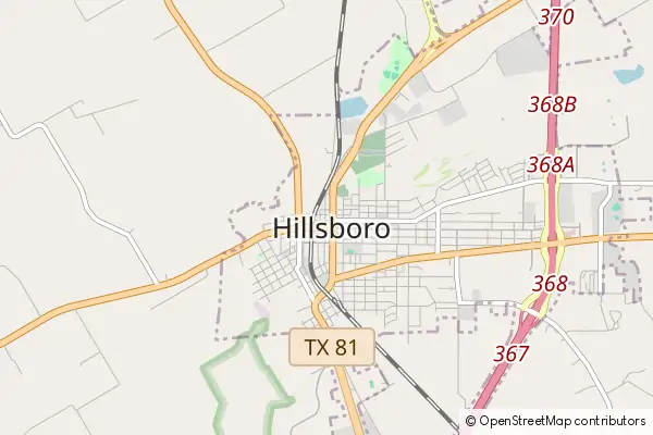 Mapa Hillsboro