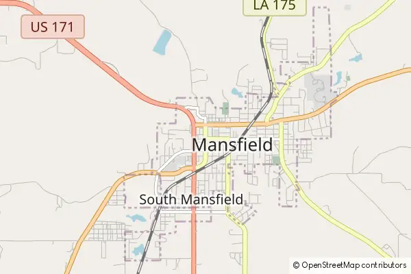 Mapa Mansfield