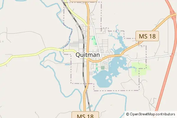 Mapa Quitman