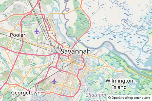 Mapa Savannah