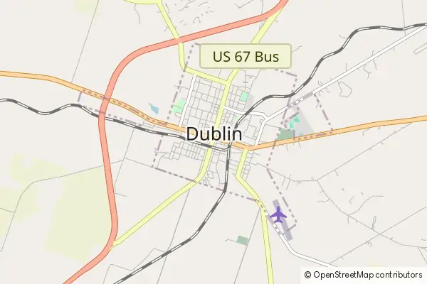 Mapa Dublin