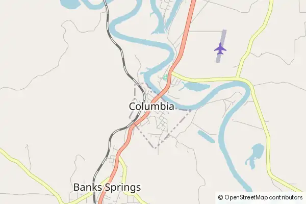 Mapa Columbia