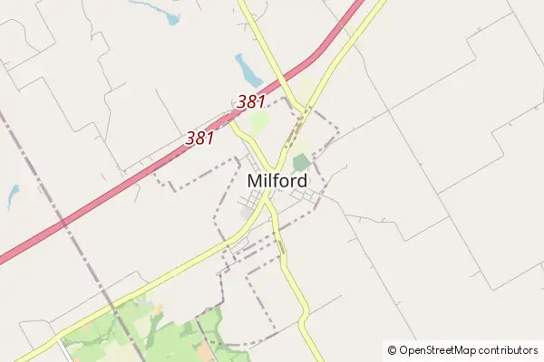 Mapa Milford