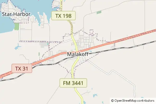 Mapa Malakoff