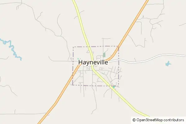 Mapa Hayneville