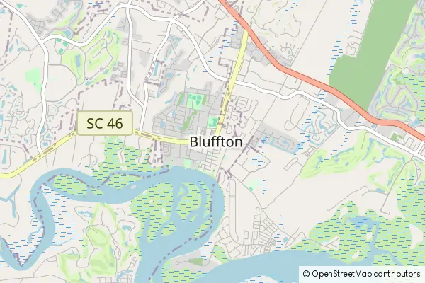 Mapa Bluffton