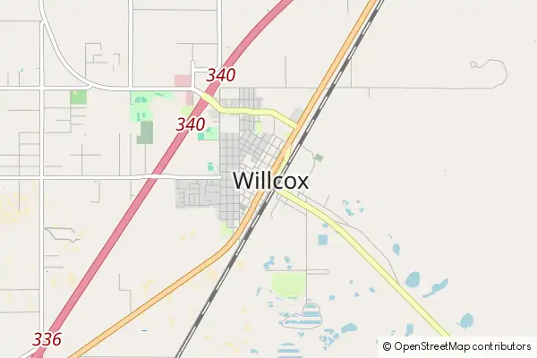 Mapa Willcox