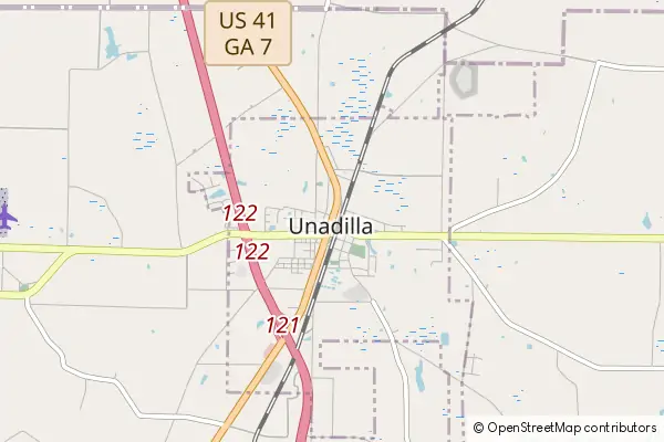 Mapa Unadilla