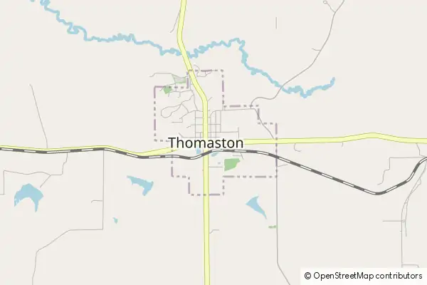 Mapa Thomaston