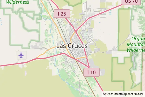 Mapa Las Cruces