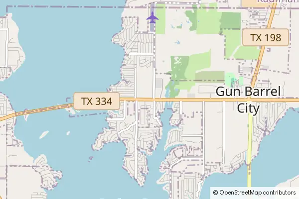 Mapa Gun Barrel City