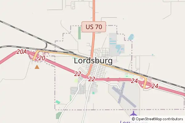 Mapa Lordsburg