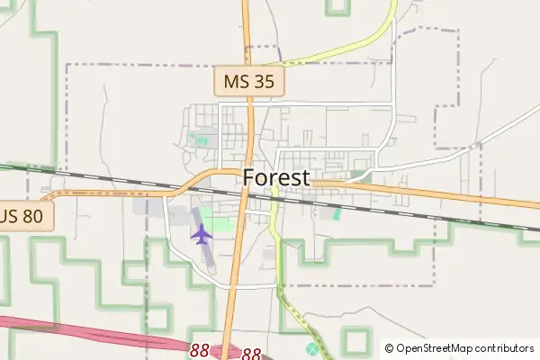 Mapa Forest