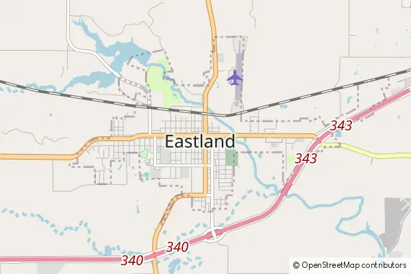 Mapa Eastland