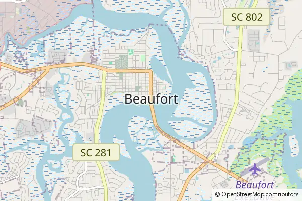 Mapa Beaufort