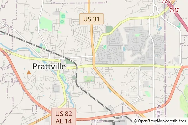 Mapa Prattville