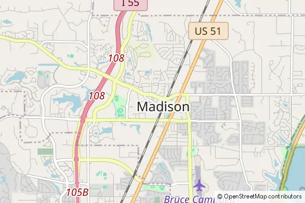 Mapa Madison