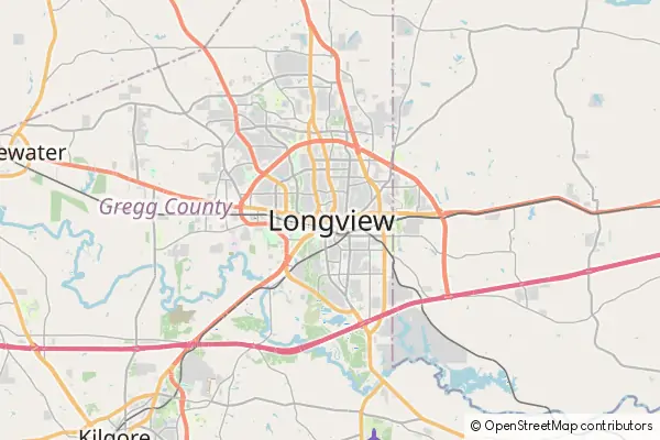 Mapa Longview