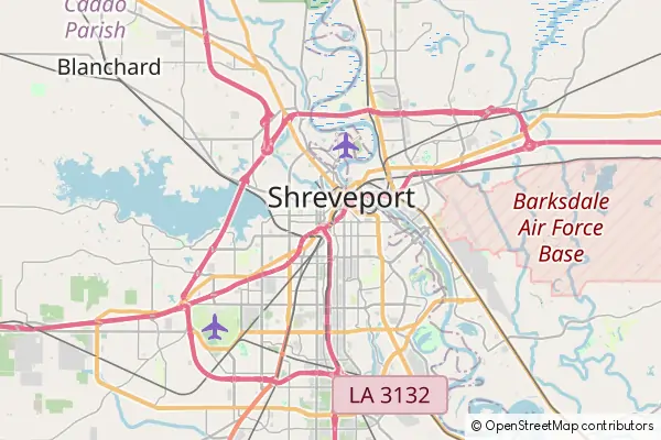 Mapa Shreveport