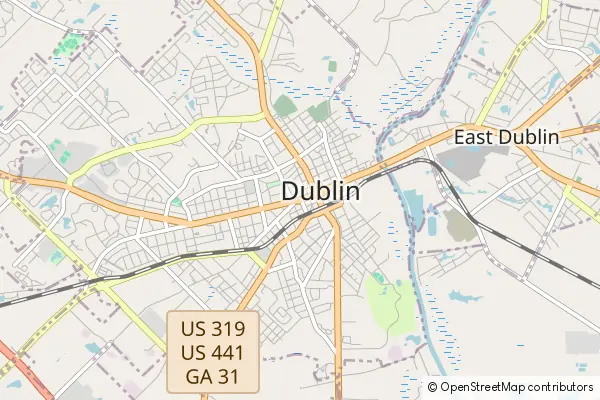 Mapa Dublin