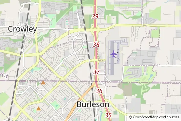 Mapa Burleson