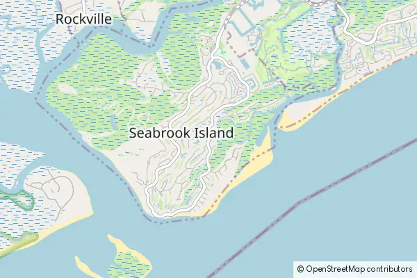 Mapa Seabrook Island