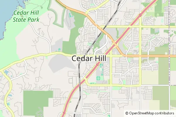 Mapa Cedar Hill