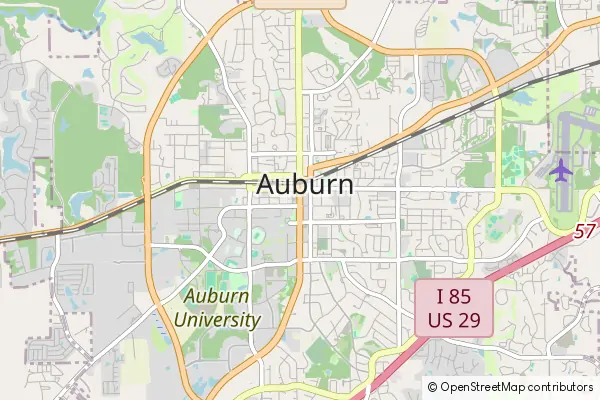 Mapa Auburn