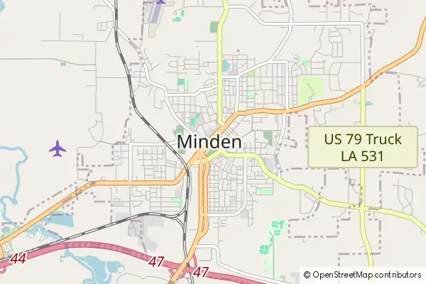 Mapa Minden