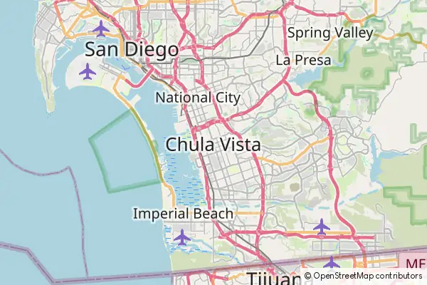 Mapa Chula Vista