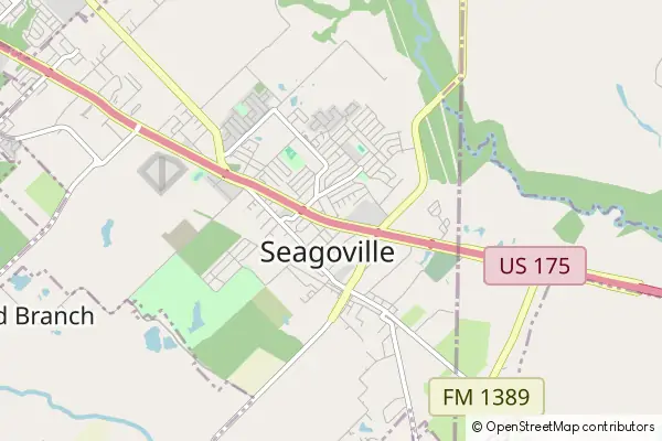 Mapa Seagoville