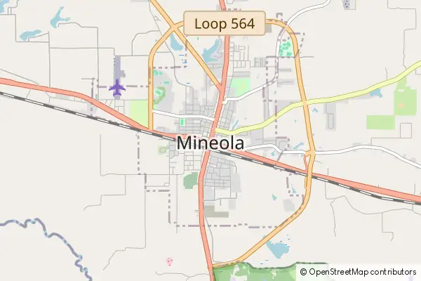 Mapa Mineola