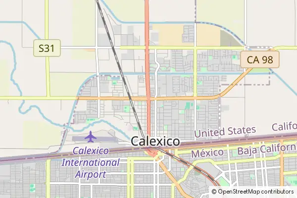 Mapa Calexico