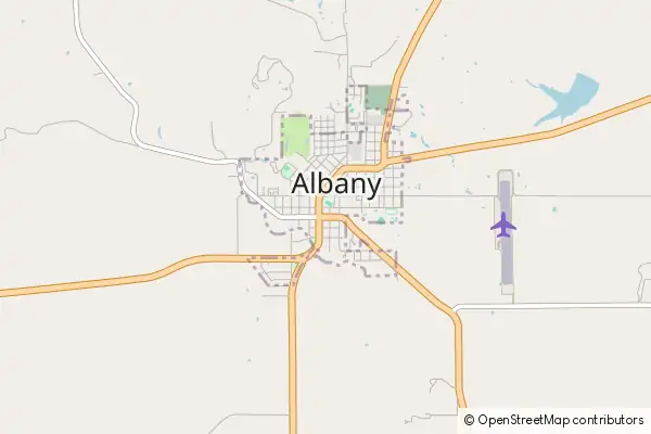 Mapa Albany