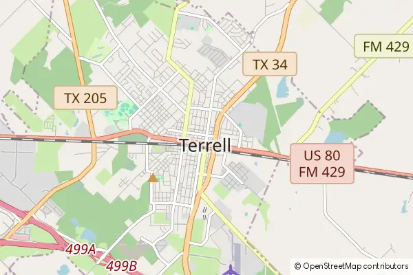 Mapa Terrell