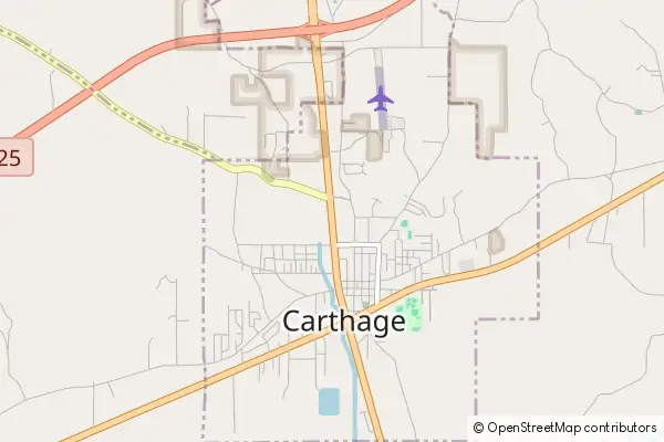 Mapa Carthage