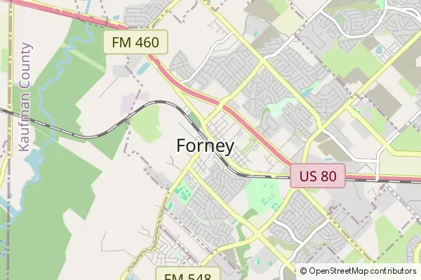 Mapa Forney