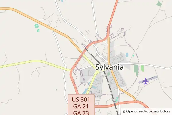 Mapa Sylvania